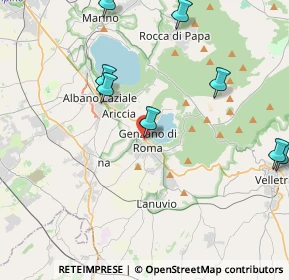Mappa Piazza Iv novembre, 00045 Genzano di Roma RM, Italia (6.06636)