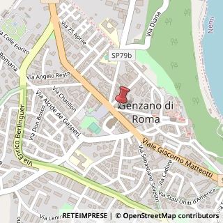 Mappa Via Italo Belardi, 13, 00045 Genzano di Roma, Roma (Lazio)