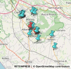 Mappa Piazza Iv novembre, 00045 Genzano di Roma RM, Italia (6.3845)