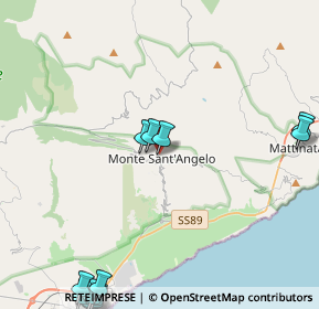 Mappa Via Panoramica Nord, 71037 Monte Sant'angelo FG, Italia (6.82462)