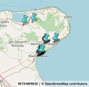 Mappa Via Panoramica Nord, 71037 Monte Sant'angelo FG, Italia (8.557)