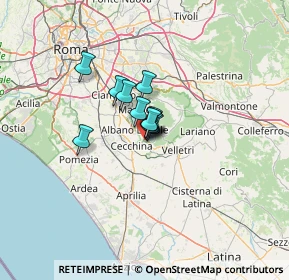 Mappa Via Don Giovanni Bosco, 00045 Genzano di Roma RM, Italia (6.22636)