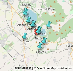 Mappa Via Don Giovanni Bosco, 00045 Genzano di Roma RM, Italia (2.64)