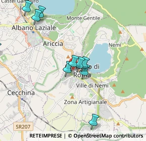 Mappa Via Don Giovanni Bosco, 00045 Genzano di Roma RM, Italia (2.36455)