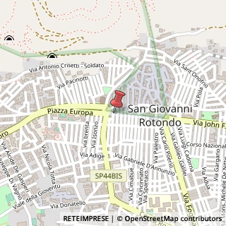 Mappa Corso Umberto I, 62, 71013 San Giovanni Rotondo, Foggia (Puglia)