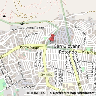 Mappa Corso Regina Margherita, 96, 71013 San Giovanni Rotondo, Foggia (Puglia)