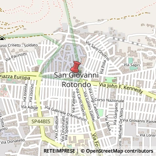 Mappa Piazza Padre Pio, 9, 71013 San Giovanni Rotondo, Foggia (Puglia)