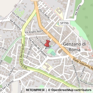 Mappa Via Ercole Imbastari, 39, 00045 Genzano di Roma, Roma (Lazio)