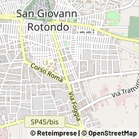 地図 San Giovanni Rotondo