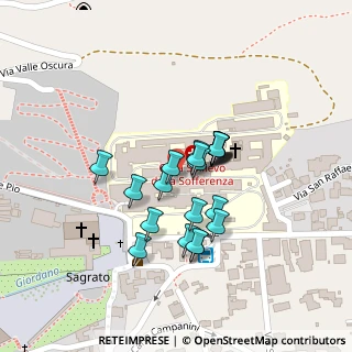 Mappa Ospedale Casa Sollievo della Sofferenza, 71013 San Giovanni Rotondo FG, Italia (0.08095)