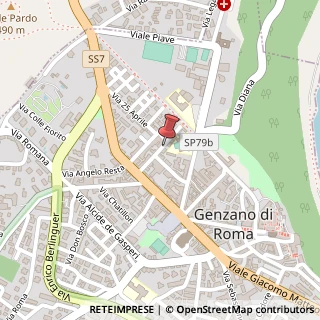 Mappa Via Orlando Ferrazza, 48, 00045 Genzano di Roma, Roma (Lazio)
