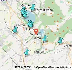 Mappa Via dei Mille, 00045 Genzano di Roma RM, Italia (4.59923)