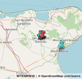 Mappa Via Montanara, 71013 San Giovanni Rotondo FG, Italia (4.09818)