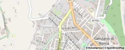 Mappa Genzano di Roma