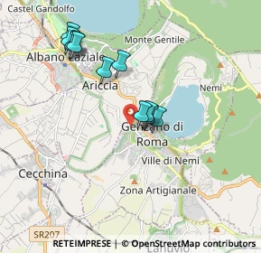 Mappa Via C. A. dalla Chiesa, 00045 Genzano di Roma RM, Italia (1.79273)