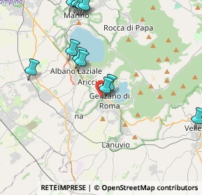 Mappa Via C. A. dalla Chiesa, 00045 Genzano di Roma RM, Italia (5.45357)