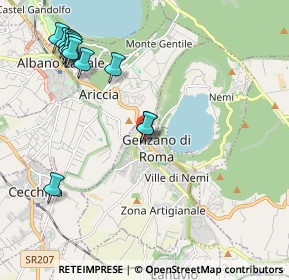 Mappa Via Filippo Pizzicannella, 00045 Genzano di Roma RM, Italia (2.5375)