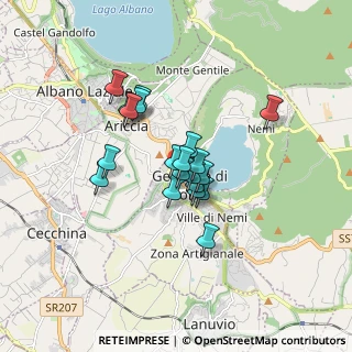 Mappa Via Filippo Pizzicannella, 00045 Genzano di Roma RM, Italia (1.2465)