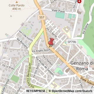 Mappa Corso Antonio Gramsci, 99, 00045 Genzano di Roma, Roma (Lazio)