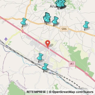 Mappa A1 Milano - Napoli, 03012 Anagni FR, Italia (3.112)