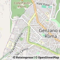 Map Genzano di Roma