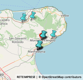 Mappa Piazza S. Francesco d'Assisi, 71037 Monte Sant'Angelo FG, Italia (7.70923)