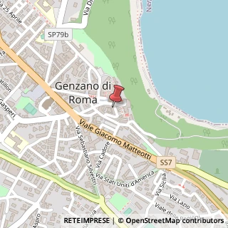 Mappa Via Germano Previtali, 27, 00045 Genzano di Roma, Roma (Lazio)