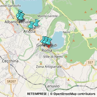 Mappa Via Germano Previtali, 00045 Genzano di Roma RM, Italia (2.29545)