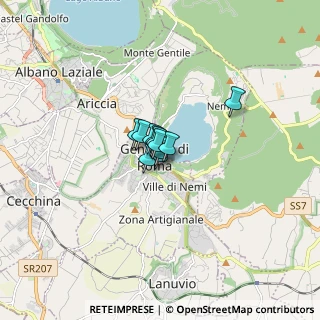 Mappa Via Germano Previtali, 00045 Genzano di Roma RM, Italia (0.57455)