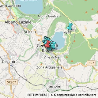 Mappa Via Germano Previtali, 00045 Genzano di Roma RM, Italia (0.5425)
