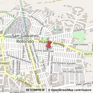 Mappa Corso Nazionale, 115, 71013 San Giovanni Rotondo, Foggia (Puglia)