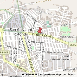Mappa Via Adua, 1, 71013 San Giovanni Rotondo, Foggia (Puglia)