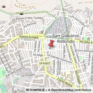 Mappa Corso Nazionale,  22, 71013 San Giovanni Rotondo, Foggia (Puglia)