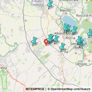 Mappa Via degli Ulivi, 00041 Albano Laziale RM, Italia (4.39083)