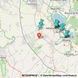 Mappa Via degli Ulivi, 00041 Albano Laziale RM, Italia (4.76667)