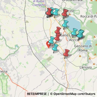 Mappa Via degli Ulivi, 00041 Albano Laziale RM, Italia (4.62824)