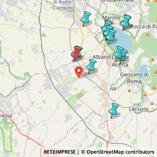 Mappa Via degli Ulivi, 00041 Albano Laziale RM, Italia (4.98714)