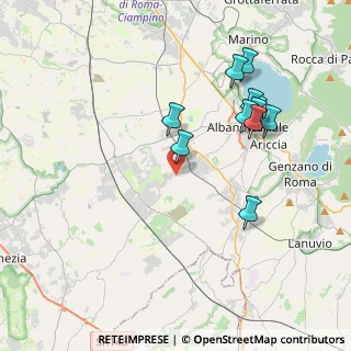 Mappa Via degli Ulivi, 00041 Albano Laziale RM, Italia (4.10636)