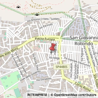 Mappa Via Brenta,  45, 71013 San Giovanni Rotondo, Foggia (Puglia)