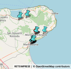 Mappa Via Giovanni Tancredi, 71037 Monte Sant'Angelo FG, Italia (9.354)