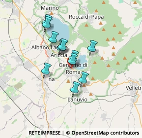 Mappa Via Don Angelo Previtali, 00045 Genzano di Roma RM, Italia (2.73417)