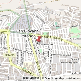 Mappa Corso Nazionale, 96, 71013 San Giovanni Rotondo, Foggia (Puglia)