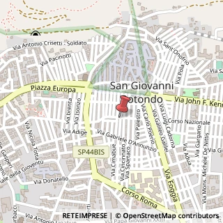 Mappa Corso Nazionale, 46/A, 71013 San Giovanni Rotondo, Foggia (Puglia)