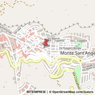 Mappa Via Manfredi, 5, 71037 Monte Sant'Angelo, Foggia (Puglia)