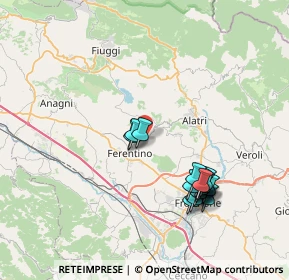 Mappa SP 24, 03013 Ferentino FR, Italia (8.09471)