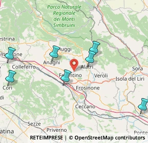 Mappa SP 24, 03013 Ferentino FR, Italia (36.55125)