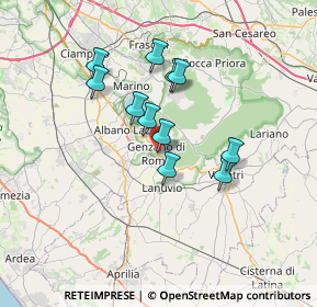 Mappa Piazza Vittorio Buttaroni, 00045 Genzano di Roma RM, Italia (5.88091)