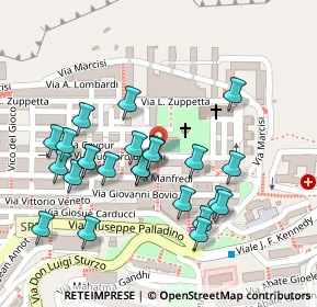 Mappa Via Camillo Benso Conte di Cavour, 71037 Monte Sant'angelo FG, Italia (0.125)