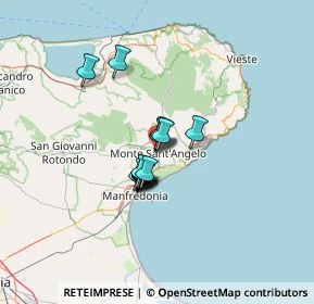 Mappa Via Ruggiero Bonghi, 71037 Monte Sant'Angelo FG, Italia (8.63571)