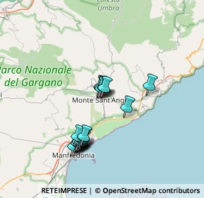 Mappa Via Manfredi, 71037 Monte Sant'Angelo FG, Italia (6.8605)